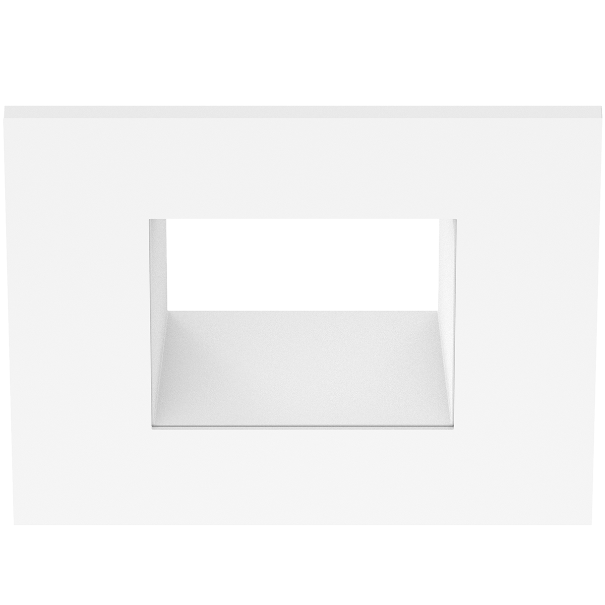 eco-downlight 3" standard square trim, white