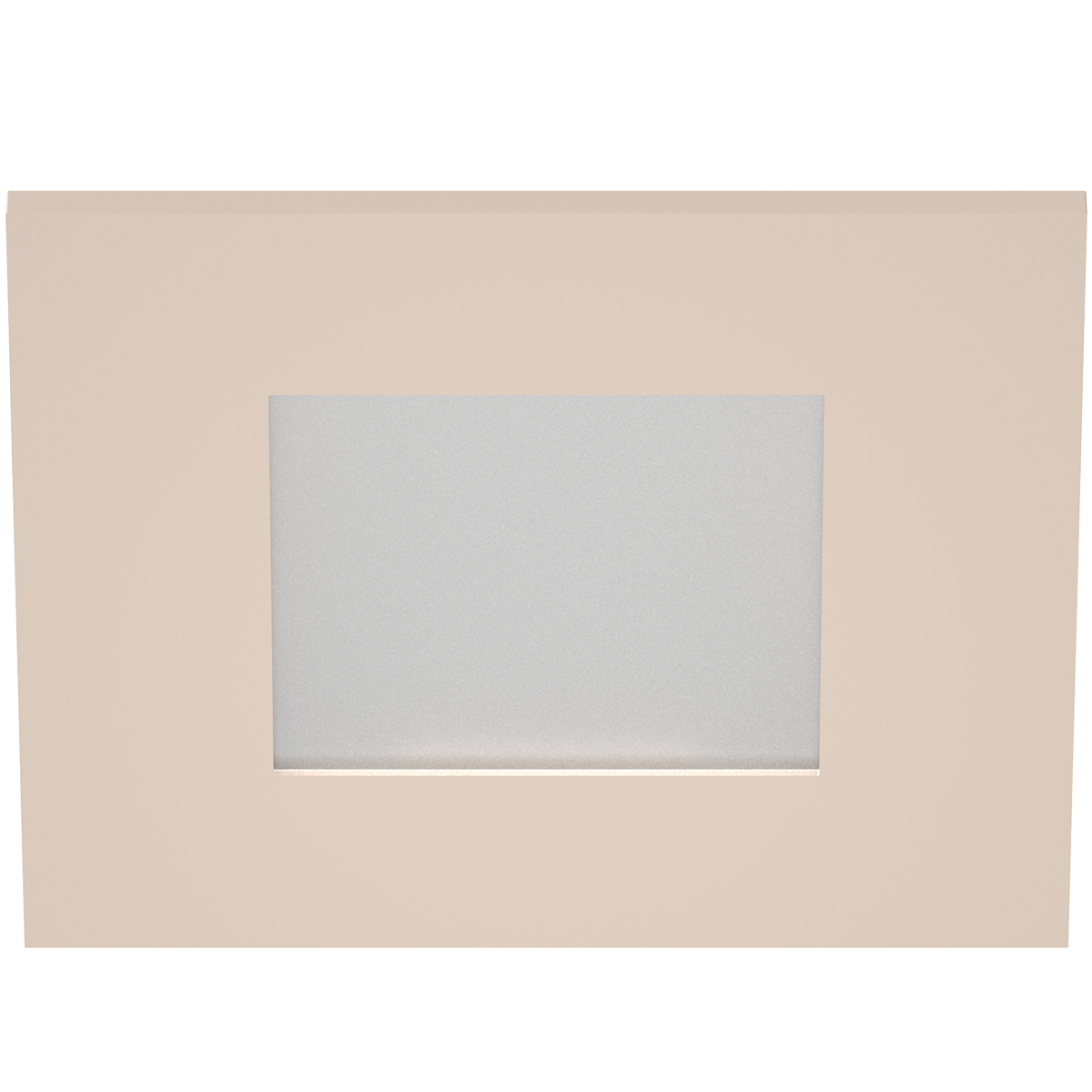 eco-downlight 3" wet listed square trim, champagne