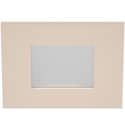 eco-downlight 3" wet listed square trim, champagne
