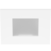 eco-downlight 3" wet listed square trim, white