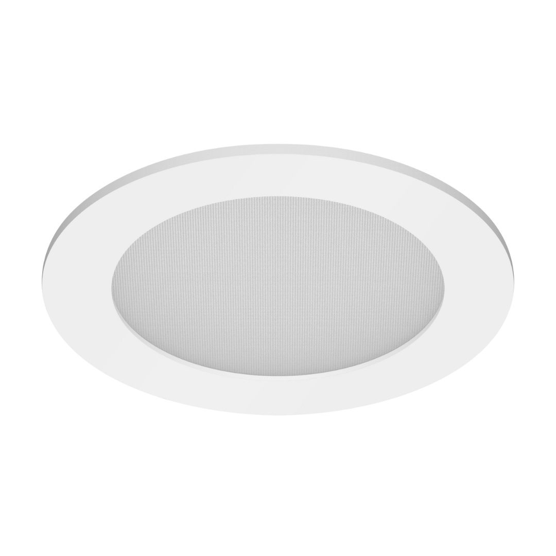 eco-downlight 3" wet listed round trim, white