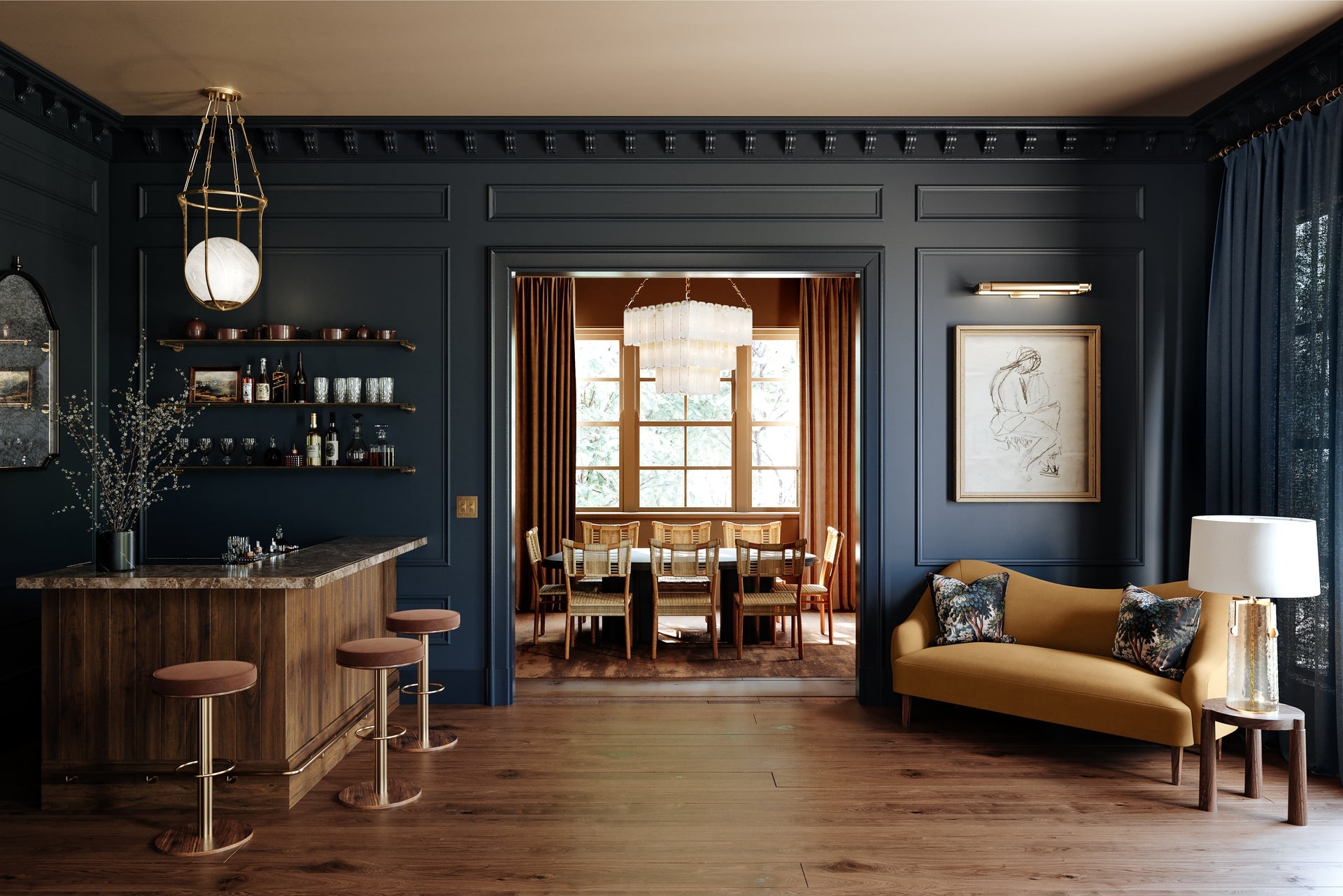 moissanite chandelier