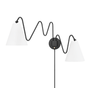 onda plug-in sconce