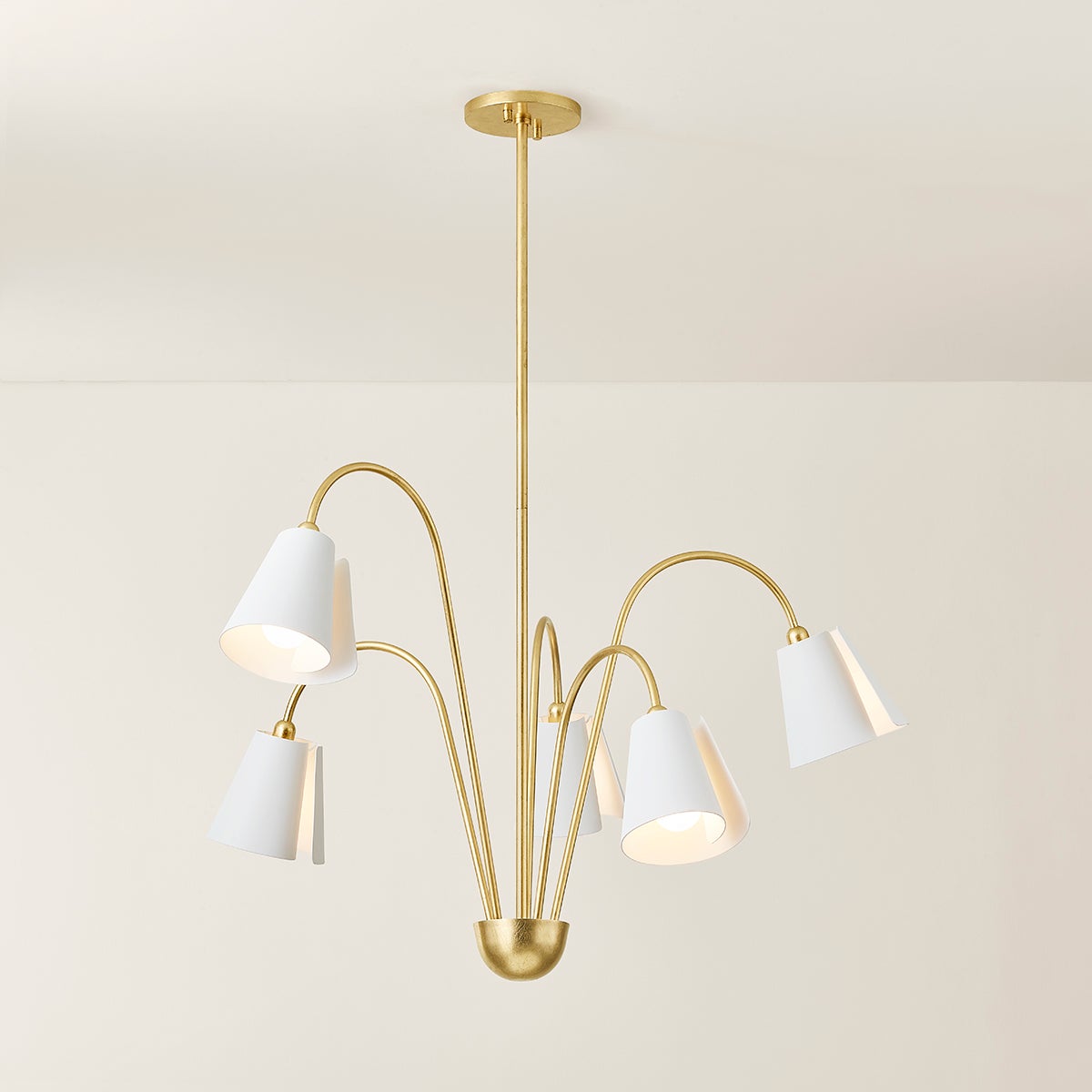 lila chandelier
