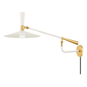 milena plug-in wall sconce