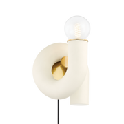 jolie plug-in sconce