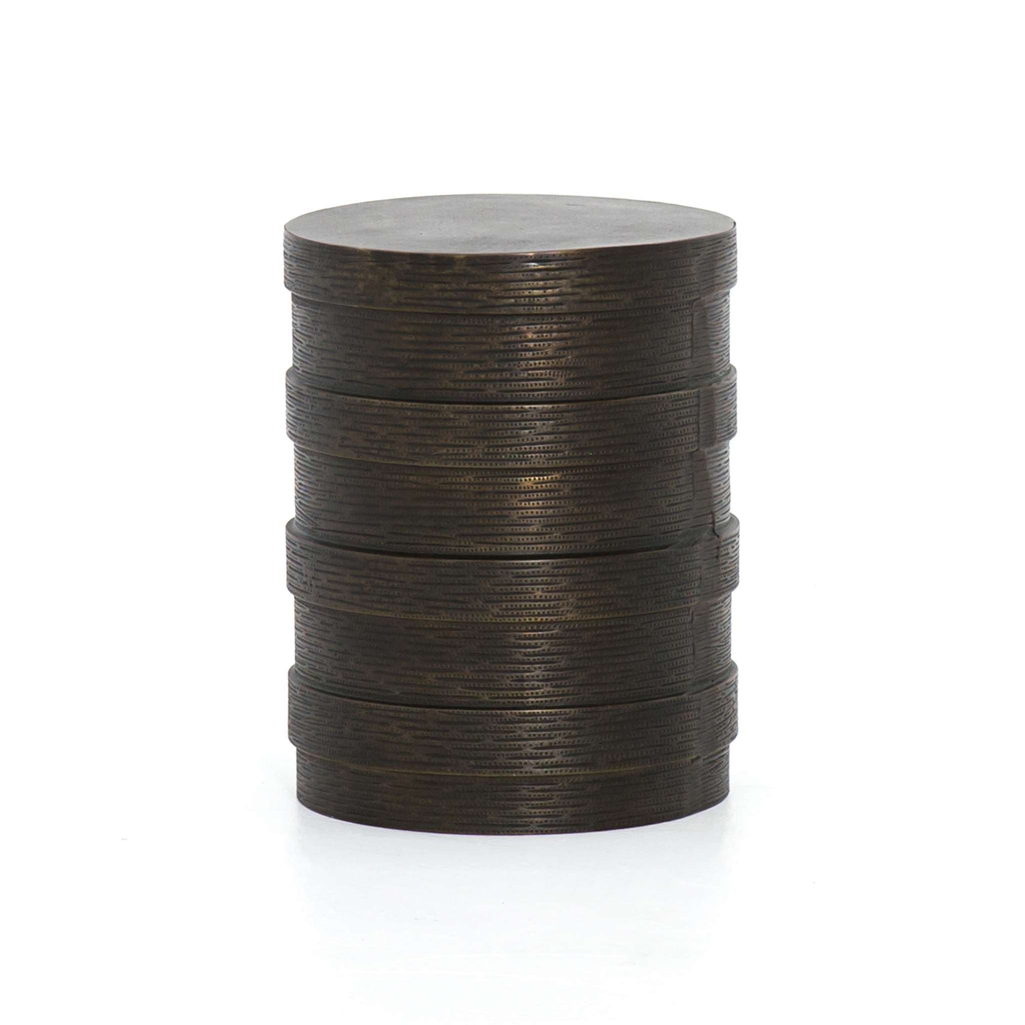 Trello Drum End Table