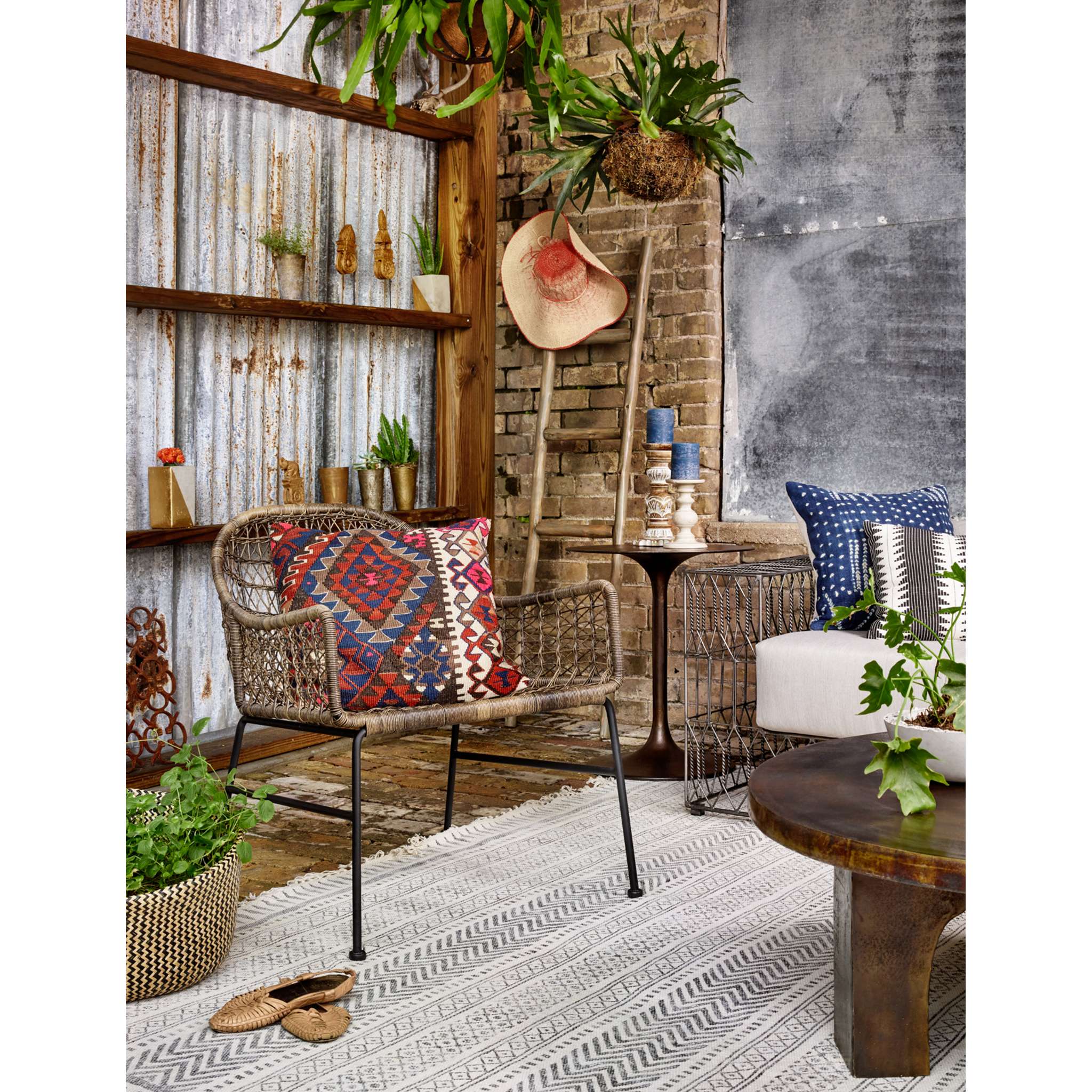 Bandera Outdoor Woven Club Chair