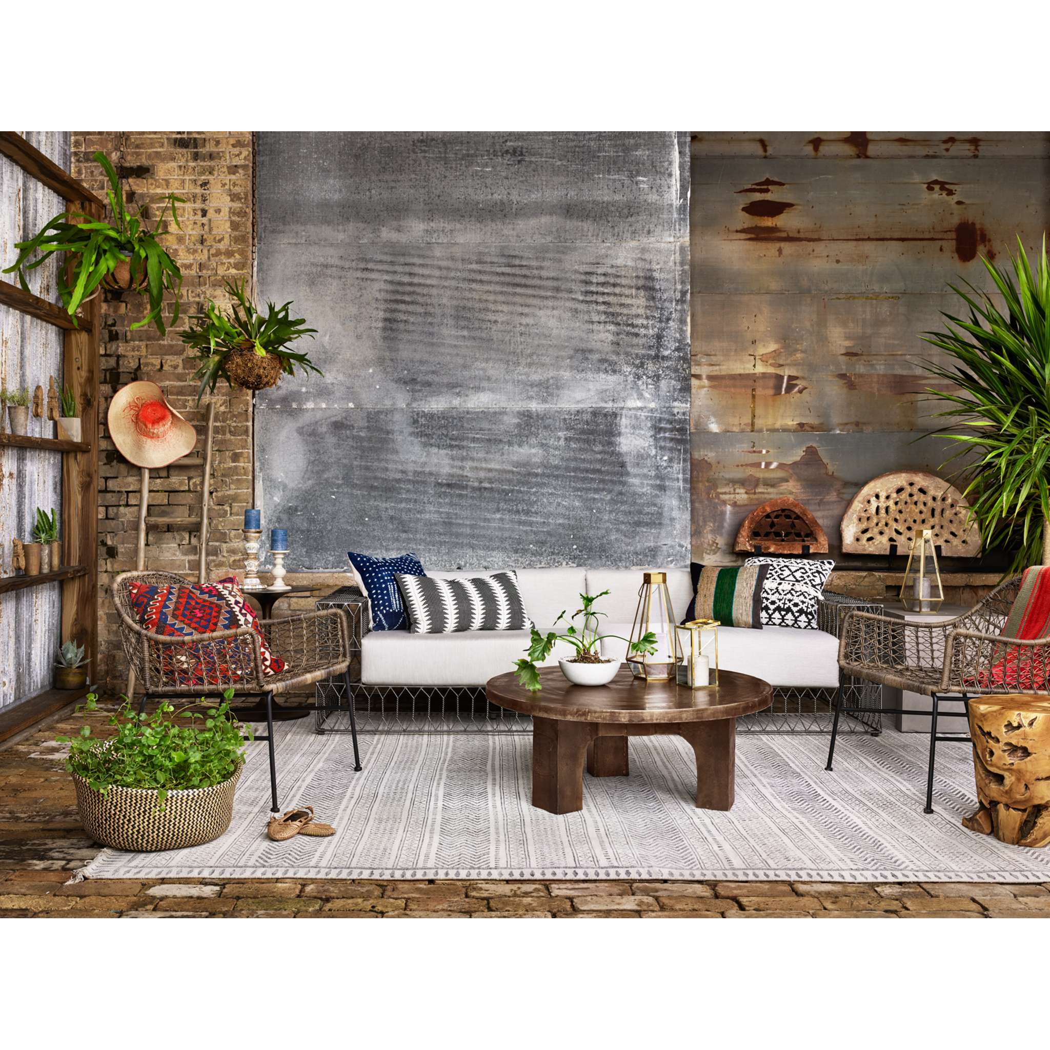 Bandera Outdoor Woven Club Chair