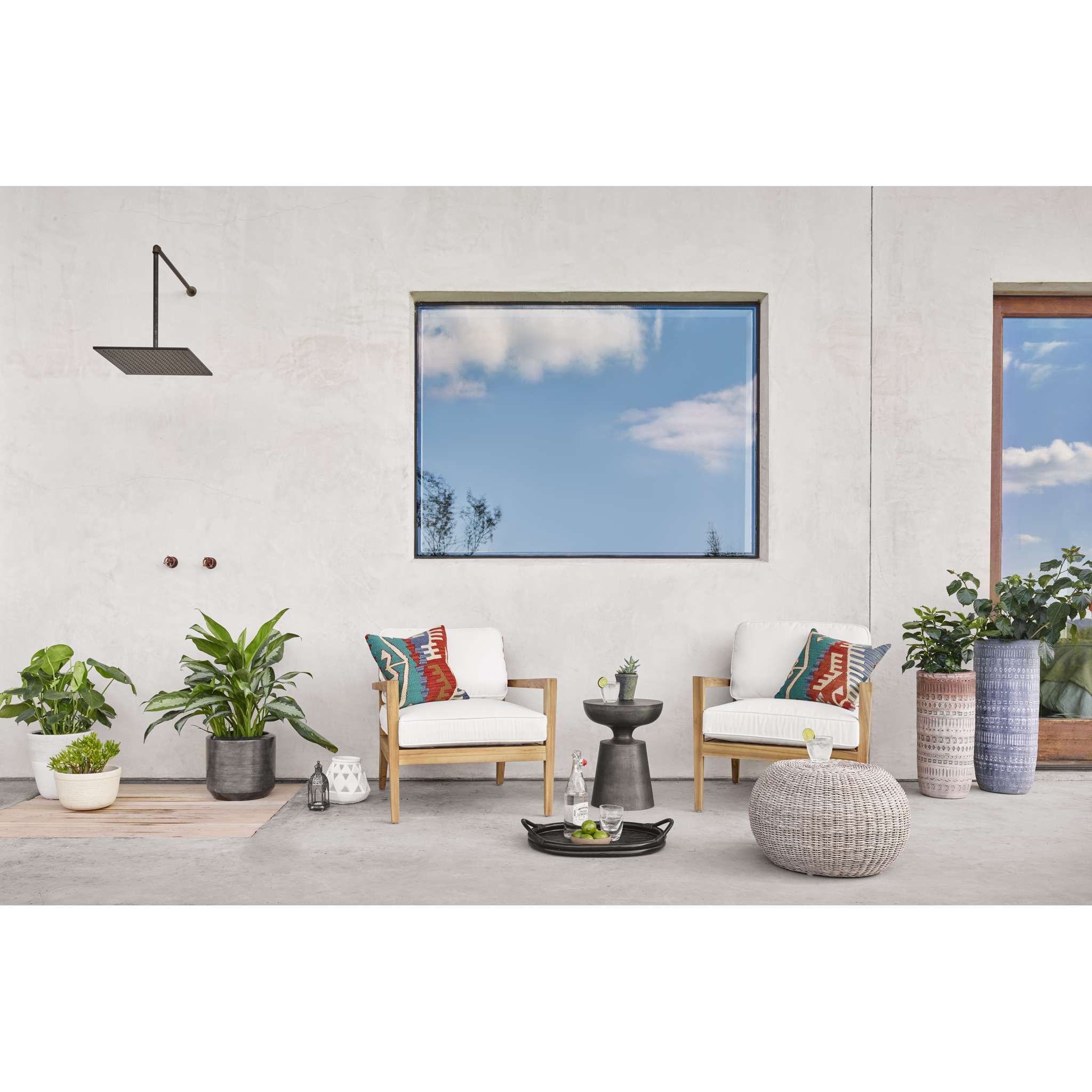 Phoenix Outdoor Accent Stool