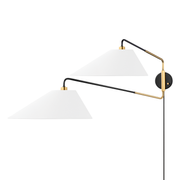 duo plug-in sconce