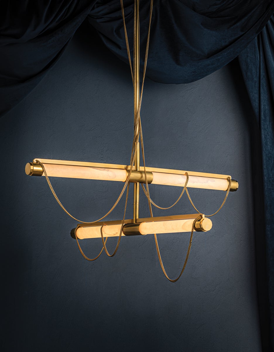 lariat chandelier