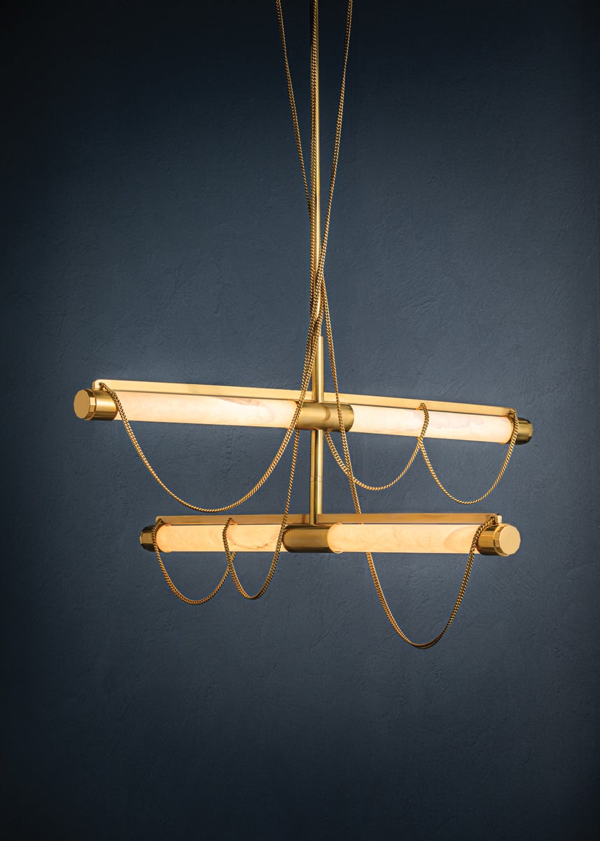 lariat chandelier