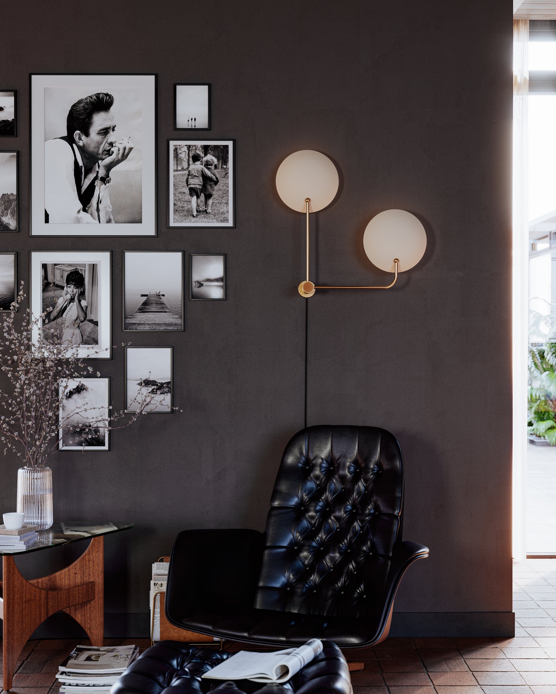 leif plug-in sconce