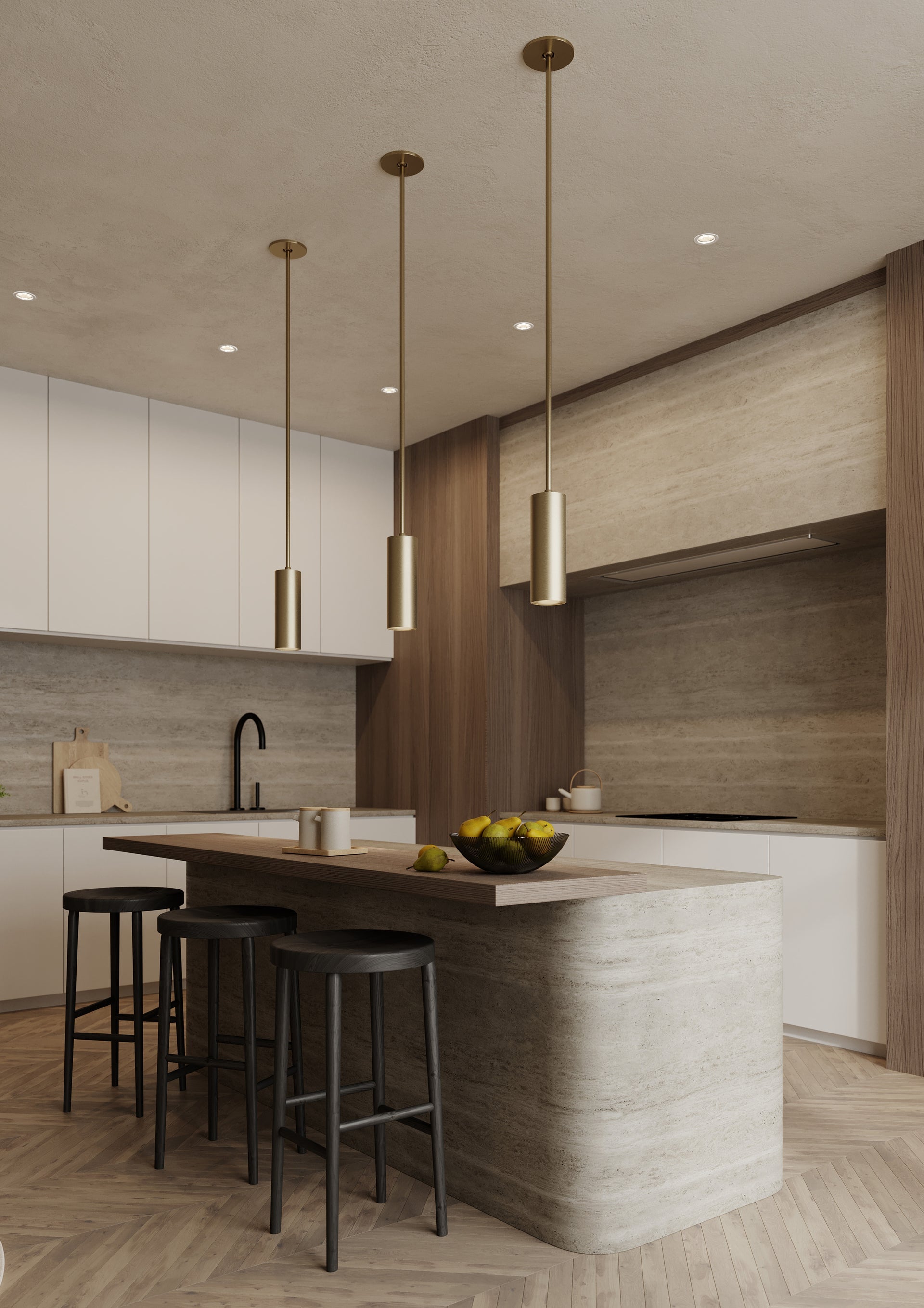 luxe 3" cylinder pendant