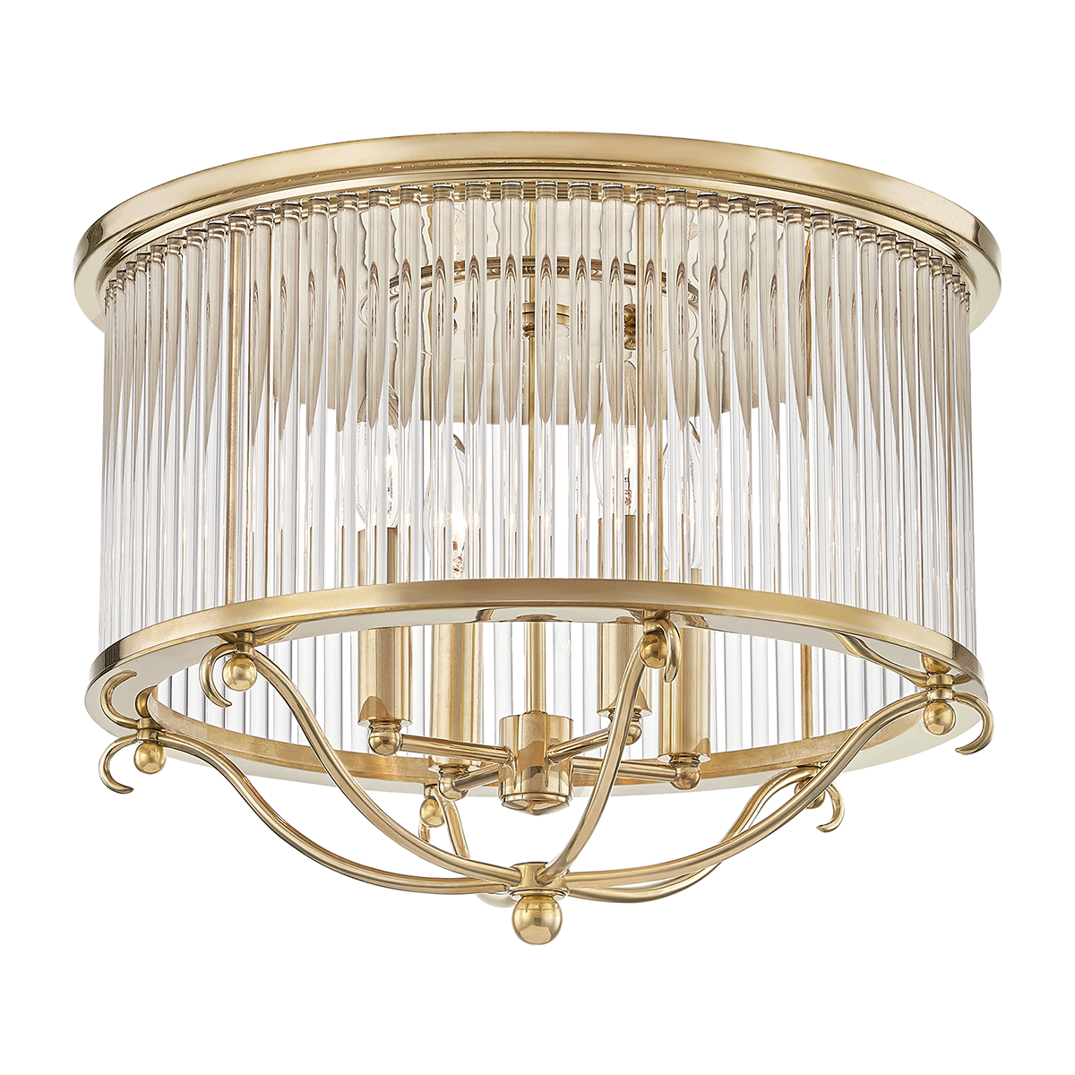 glass no.1 semi flush