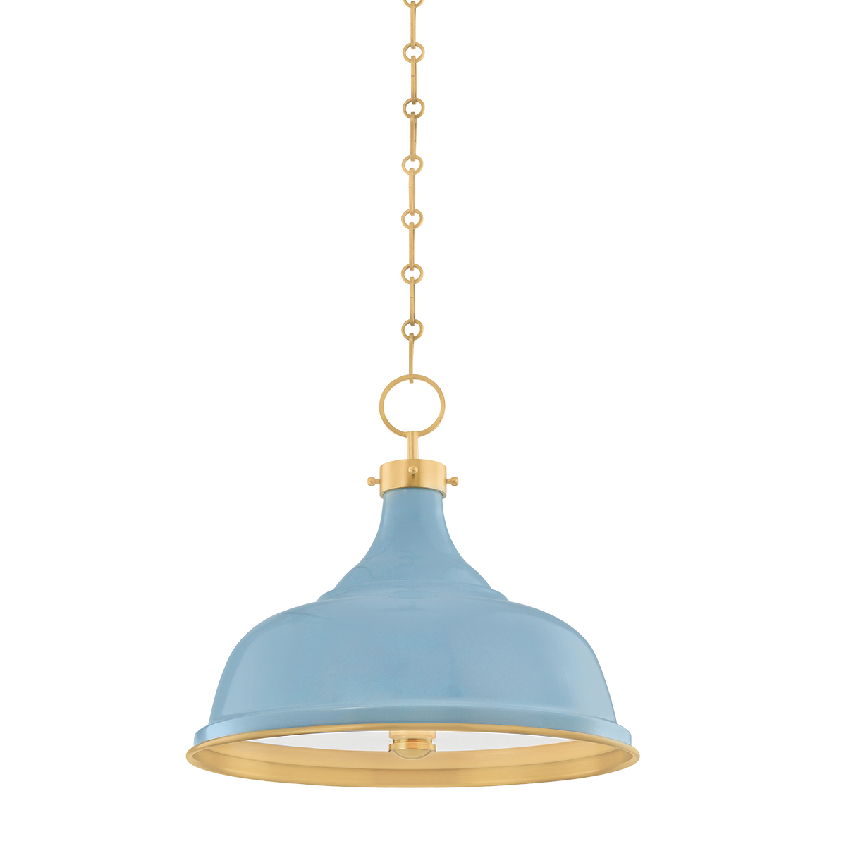 painted no. 1 pendant