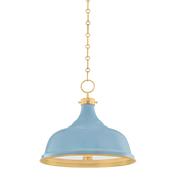 painted no. 1 pendant