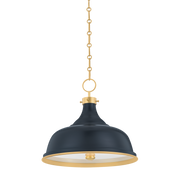 painted no. 1 pendant
