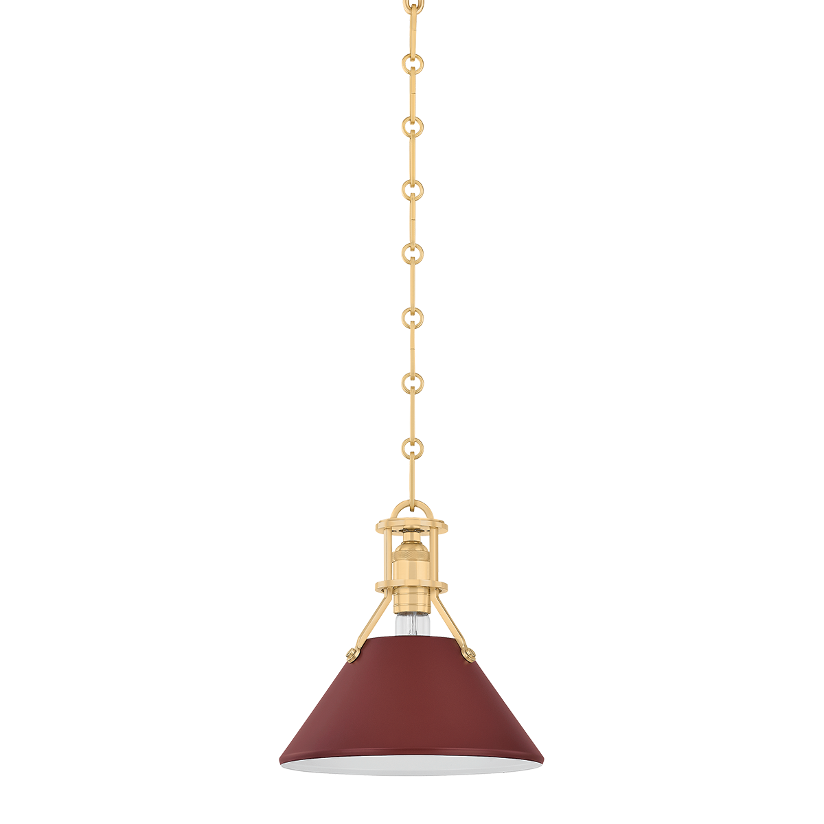 painted no. 2 pendant