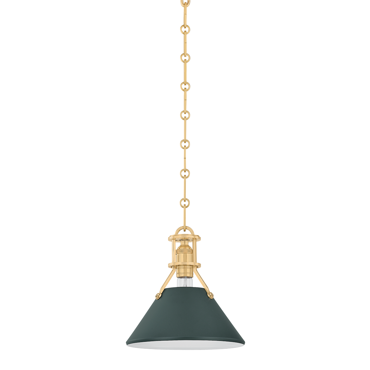 painted no.2 pendant