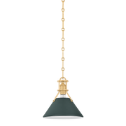 painted no.2 pendant
