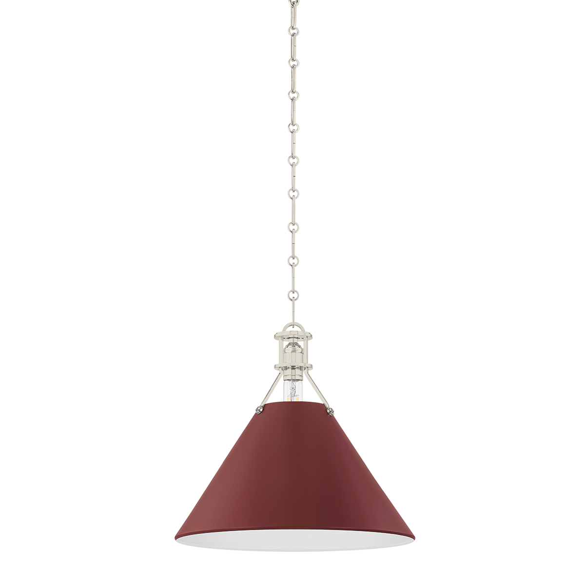 painted no. 2 pendant
