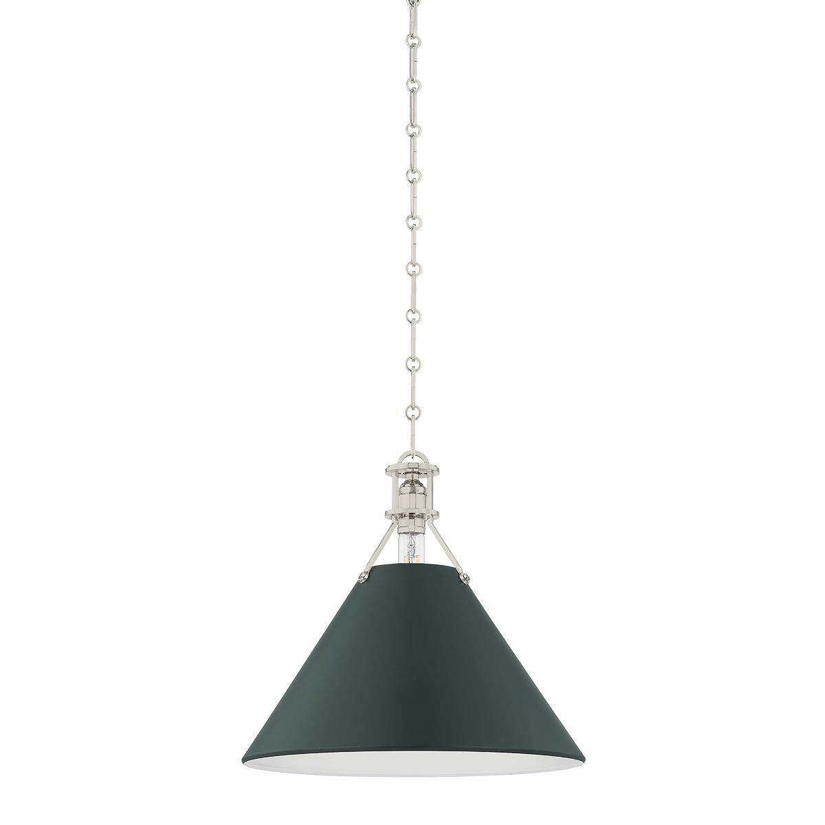 painted no.2 pendant