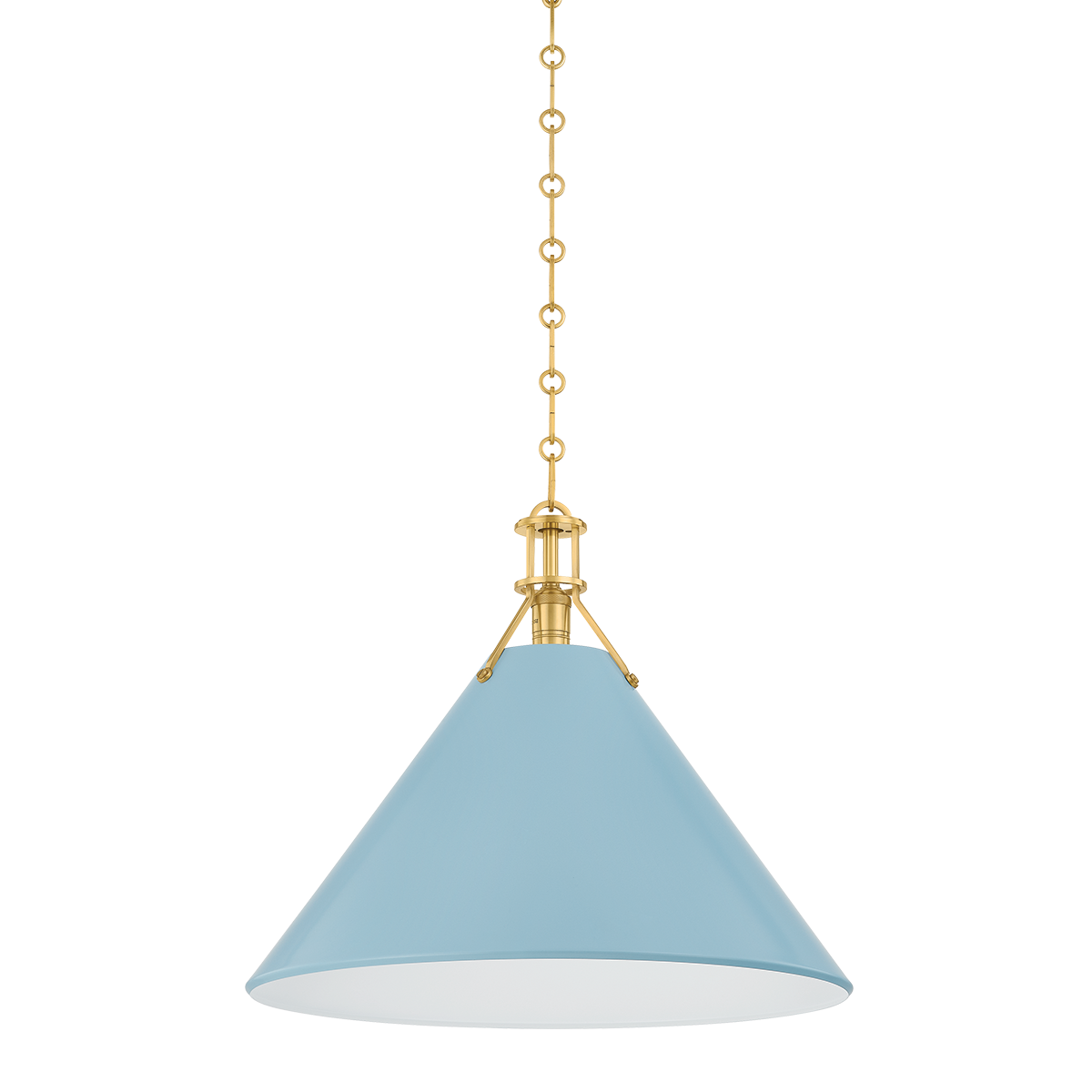 painted no.2 pendant