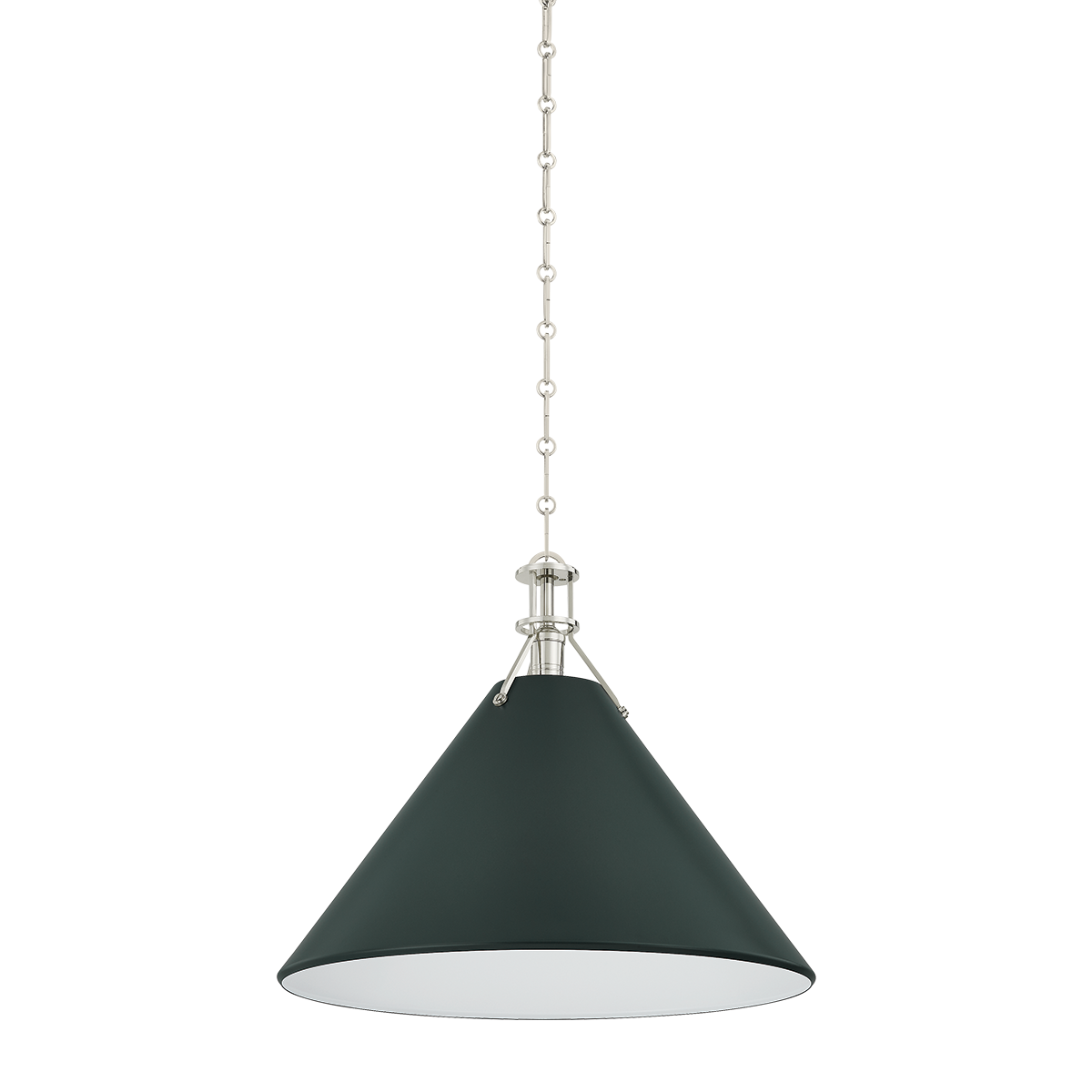 painted no.2 pendant