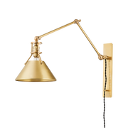 metal no. 2 plug-in sconce