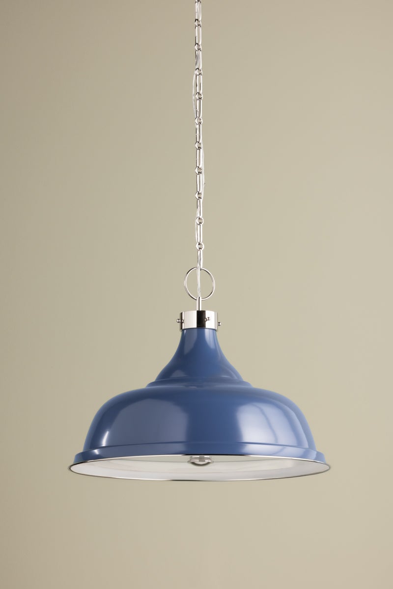painted no. 1 pendant