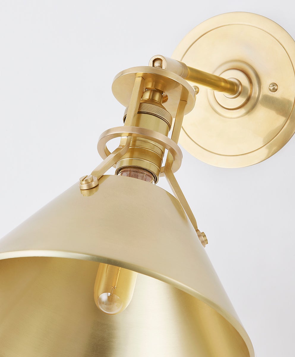 metal no. 2 wall sconce