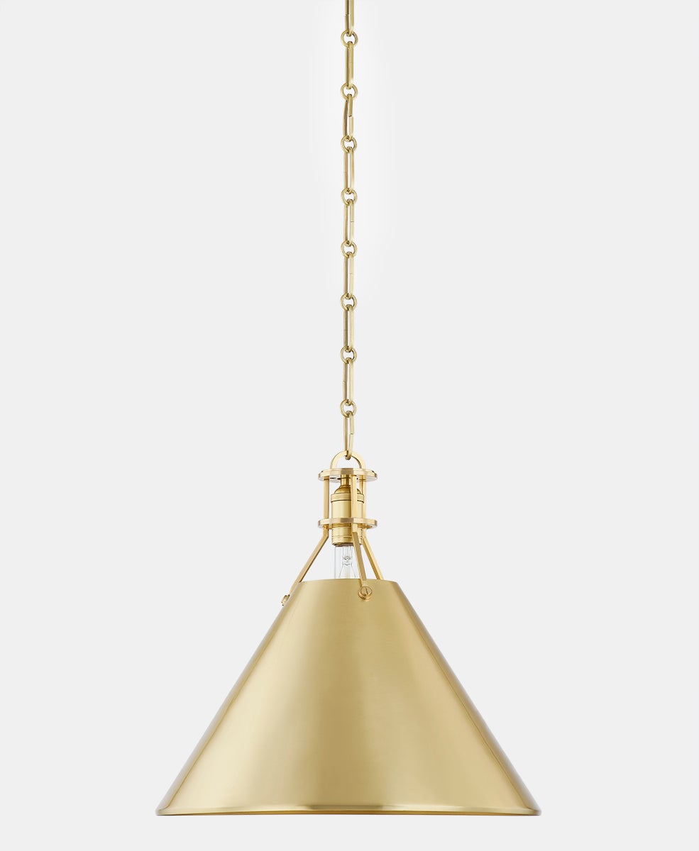 metal no. 2 pendant