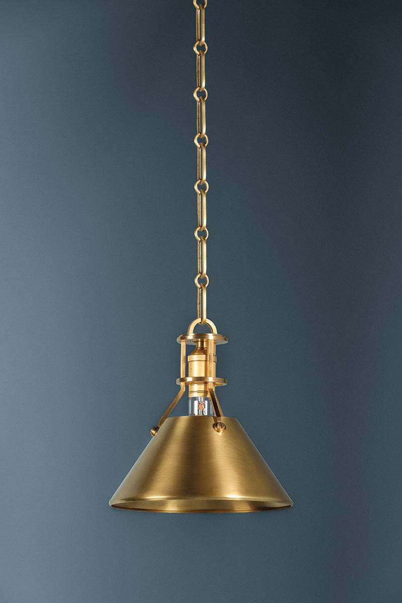 metal no. 2 pendant