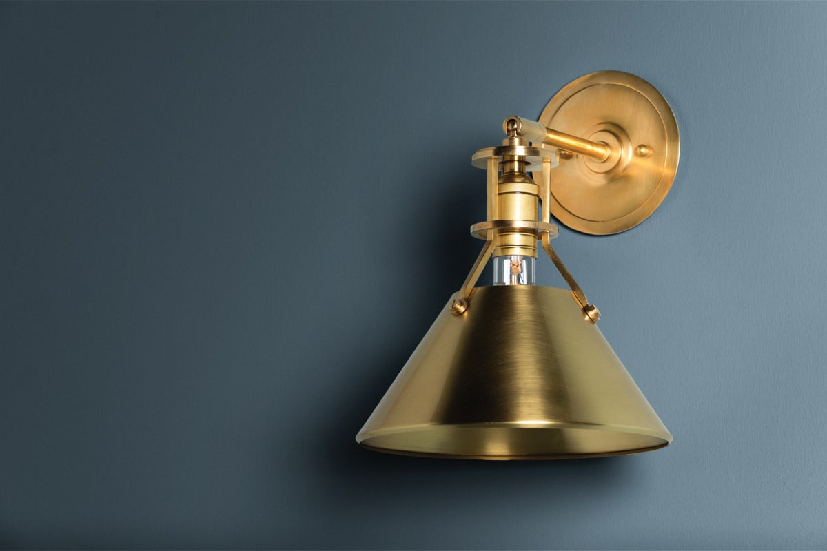 metal no. 2 wall sconce