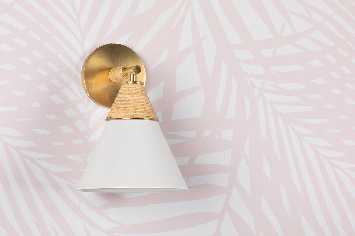 mica wall sconce
