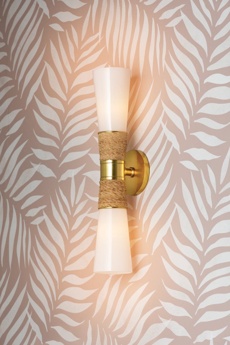 mica wall sconce