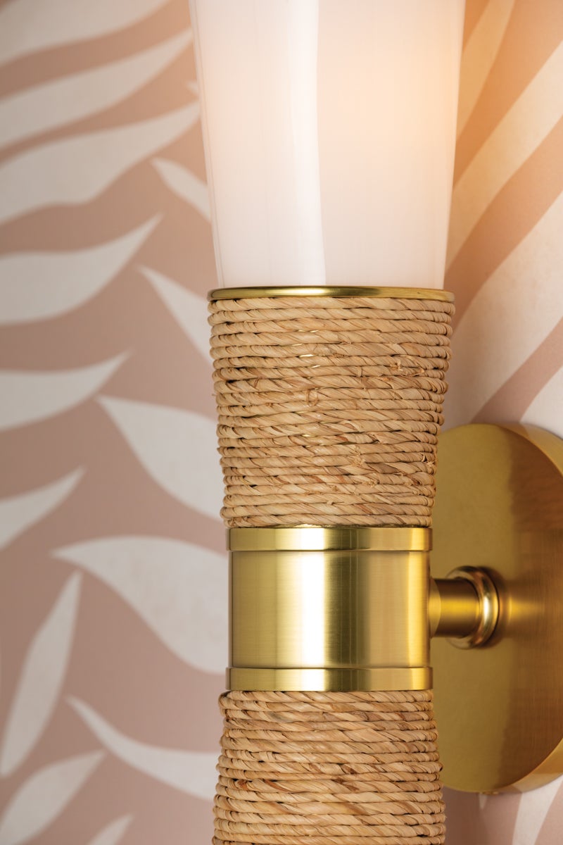 mica wall sconce