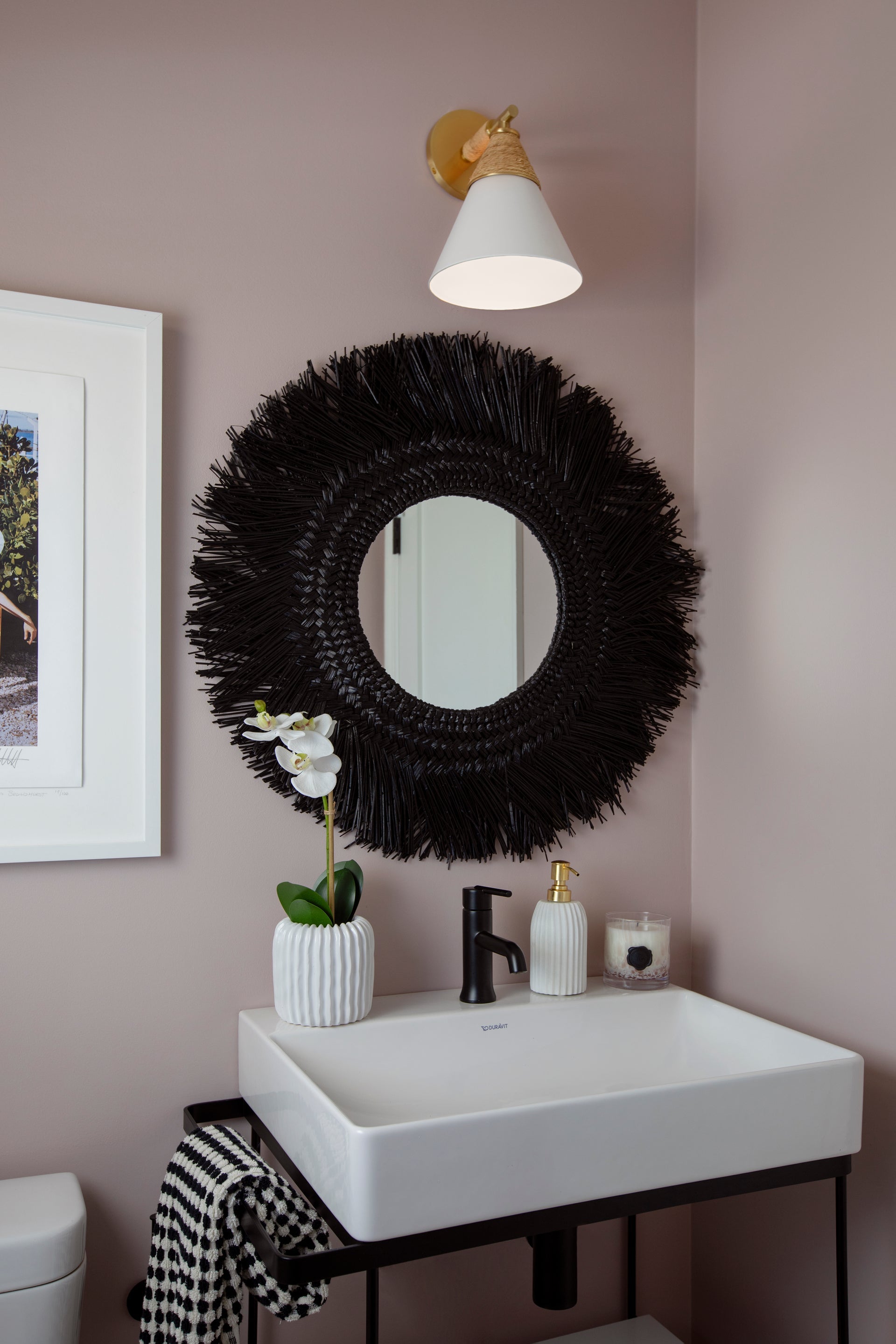 mica wall sconce