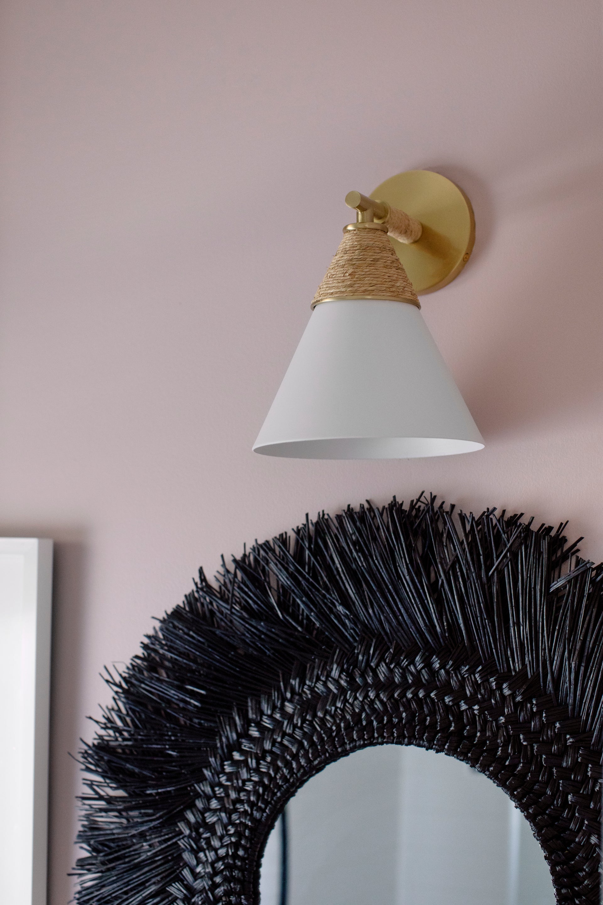 mica wall sconce