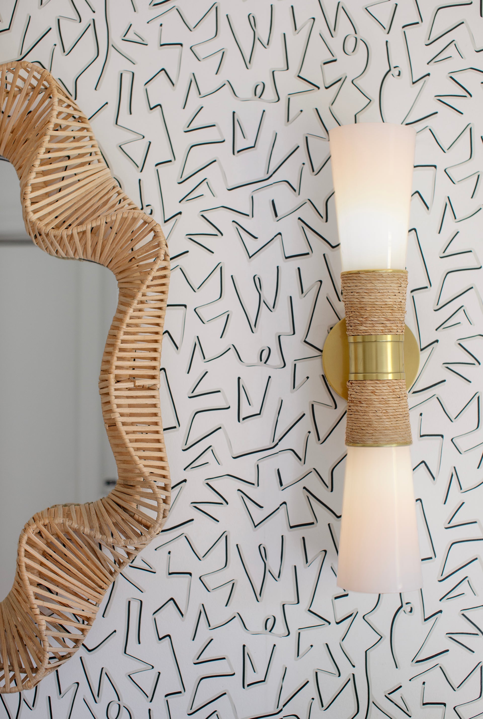 mica wall sconce