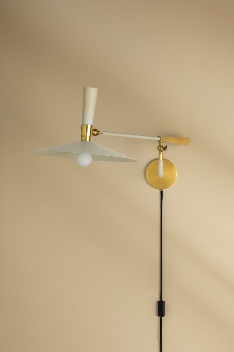 milena plug-in wall sconce