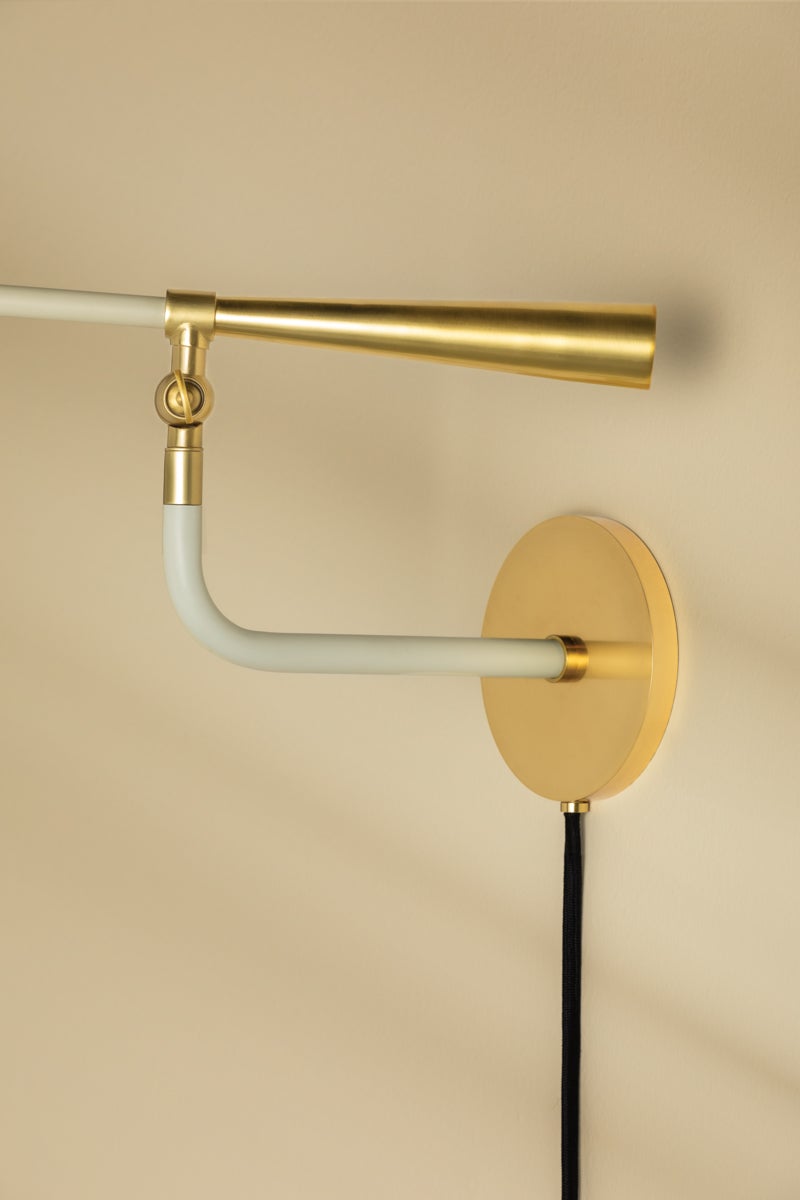 milena plug-in wall sconce