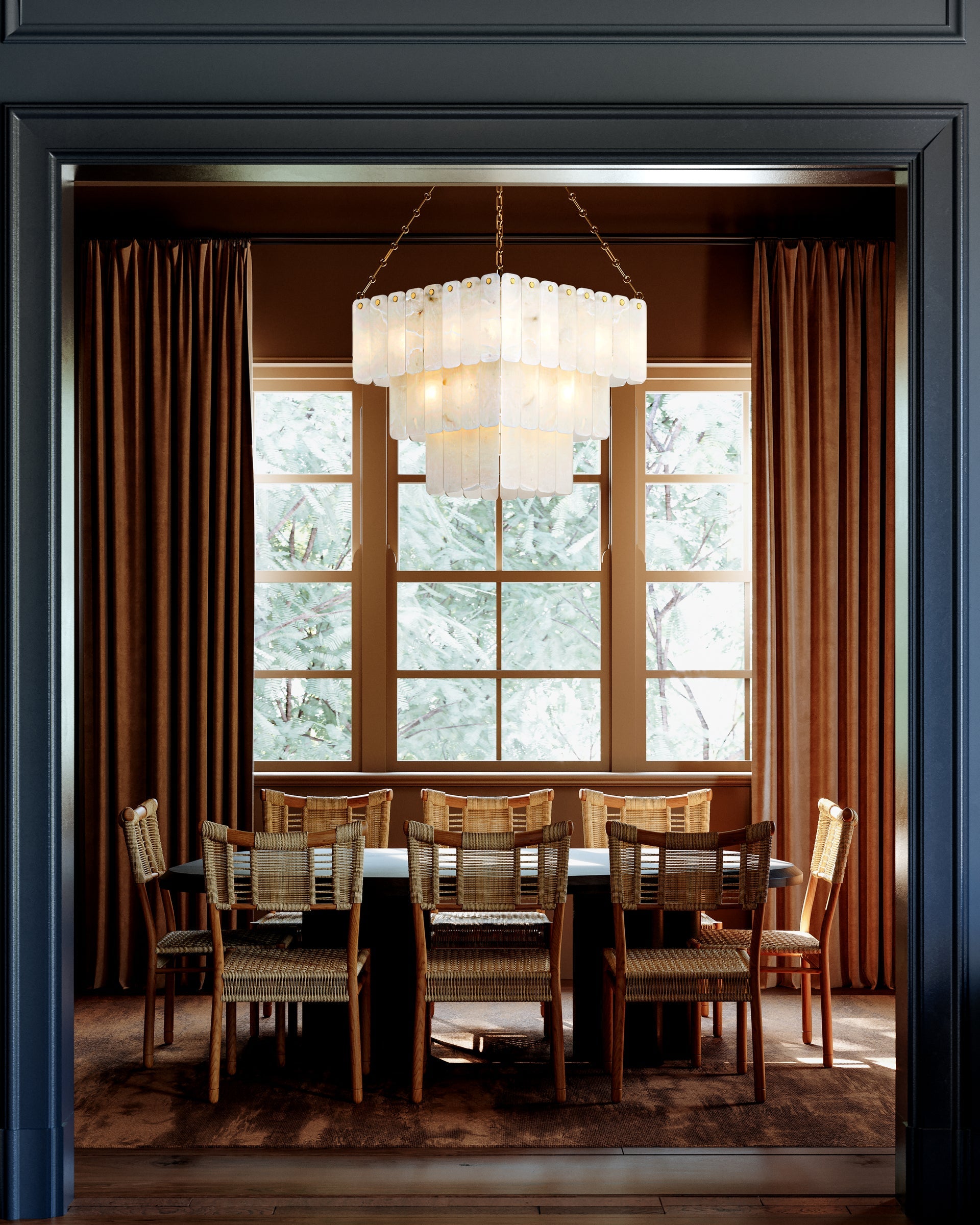 moissanite chandelier