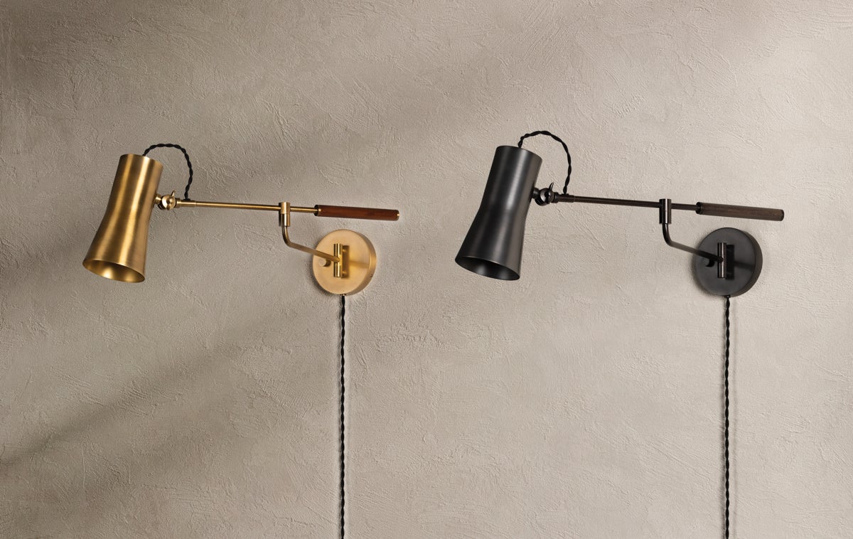 novel plug-in sconce