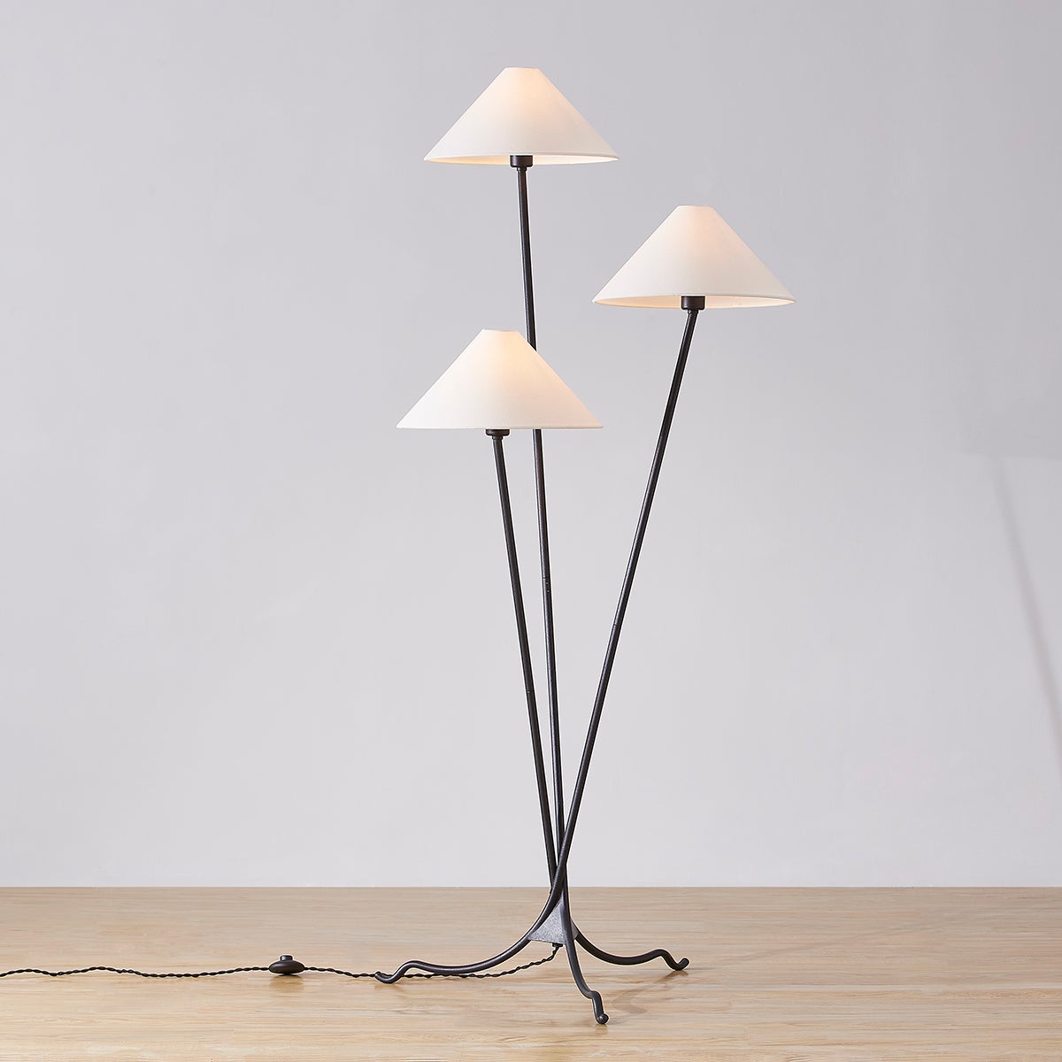 cedar floor lamp