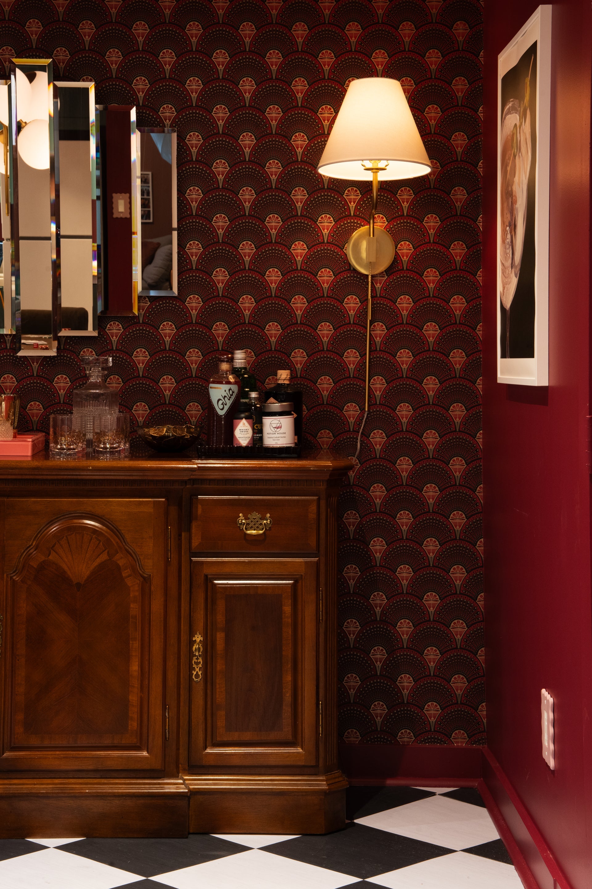 patti plug-in sconce