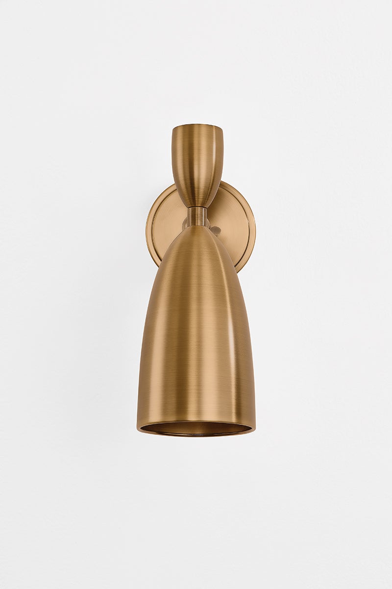 spade wall sconce
