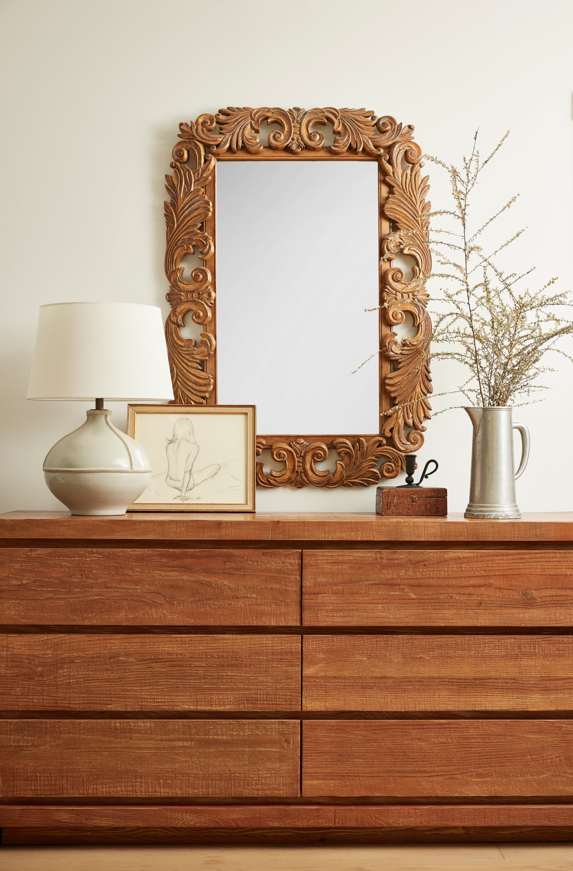 salvage table lamp